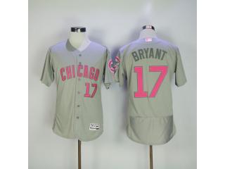 Chicago Cubs 17 Kris Bryant Flexbase Baseball Jersey Gray Mother's Edition