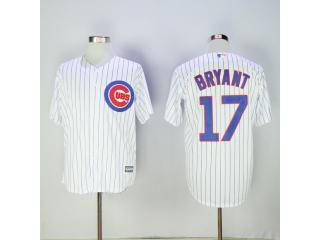 Chicago Cubs 17 Kris Bryant Baseball Jersey White Fans