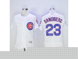 Chicago Cubs 23 Ryne Sandberg Flexbase Baseball Jersey White