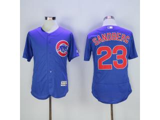 Chicago Cubs 23 Ryne Sandberg Flexbase Baseball Jersey Blue