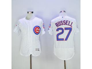 Chicago Cubs 27 Addison Russell Flexbase Baseball Jersey White
