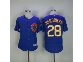 Chicago Cubs 28 Kyle Hendricks Flexbase Baseball Jersey Blue Champion