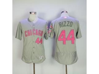 Chicago Cubs 44 Anthony Rizzo Flexbase Baseball Jersey Gray Mother's Edition