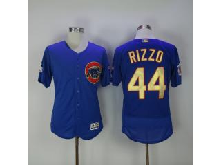 Chicago Cubs 44 Anthony Rizzo Flexbase Baseball Jersey Blue Champion