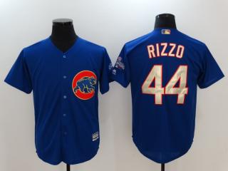 Chicago Cubs 44 Anthony Rizzo Baseball Jersey Blue Champion Fans