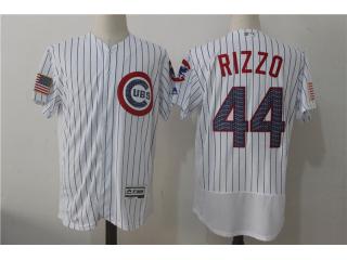 Chicago Cubs 44 Anthony Rizzo Flexbase Baseball Jersey White Stars