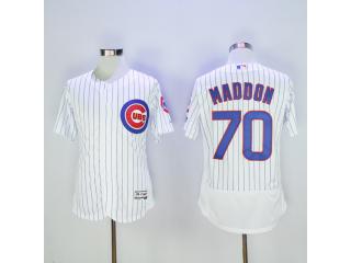 Chicago Cubs 70 Joe Maddon Flexbase Baseball Jersey White