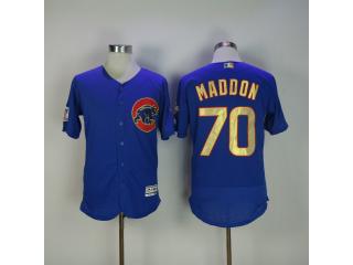 Chicago Cubs 70 Joe Maddon Flexbase Baseball Jersey Blue Champion