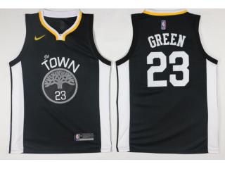 Nike Golden State Warrior 23 Draymond Green Basketball Jersey Black Fan Edition