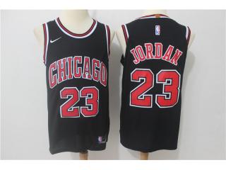 2017-2018 Nike Chicago Bulls 23 Michael Jordan Basketball Jersey Black Player Edition