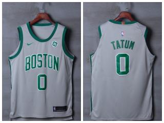 2017-2018 Nike Boston Celtics 0 Jayson Tatum Basketball Jersey Gray City Edition