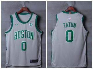 2017-2018 Nike Boston Celtics 0 Jayson Tatum Basketball Jersey Gray City Edition