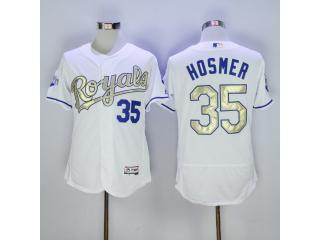 Kansas City Royals 35 Eric Hosmer Flexbase Baseball Jersey White Champion