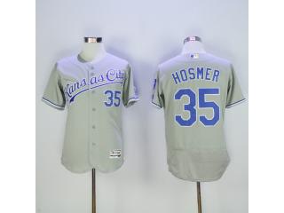 Kansas City Royals 35 Eric Hosmer Flexbase Baseball Jersey Gray