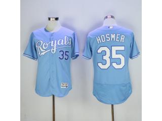 Kansas City Royals 35 Eric Hosmer Flexbase Baseball Jersey Light blue
