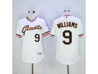 San Francisco Giants 9 Matt Williams Flexbase Baseball Jersey White
