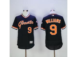 San Francisco Giants 9 Matt Williams Flexbase Baseball Jersey Black