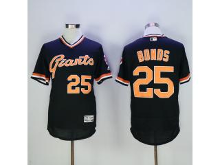 San Francisco Giants 25 Barry Bonds Flexbase Baseball Jersey Black