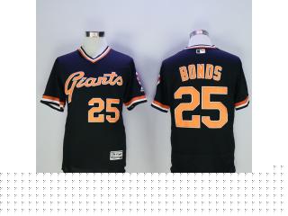 San Francisco Giants 25 Barry Bonds Flexbase Baseball Jersey Black