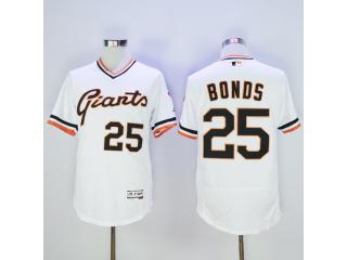 San Francisco Giants 25 Barry Bonds Flexbase Baseball Jersey White