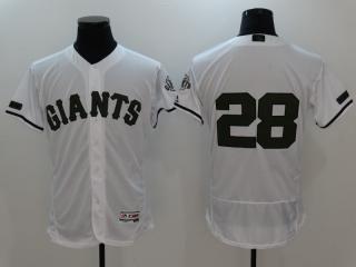 San Francisco Giants 28 Buster Posey Flexbase Baseball Jersey White