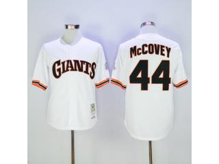 San Francisco Giants 44 Willie McCovey Baseball Jersey White Retro