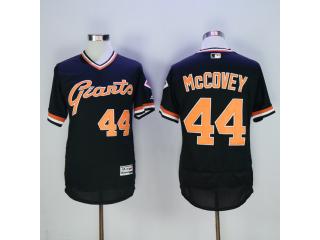 San Francisco Giants 44 Willie McCovey Flexbase Baseball Jersey Black