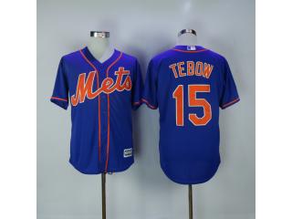 New York Mets 15 Tim Tebow Baseball Jersey Blue fans