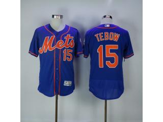 New York Mets 15 Tim Tebow Flexbase Baseball Jersey Blue