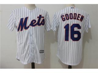 New York Mets 16 Dwight Gooden Baseball Jersey White fans
