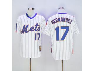 New York Mets 17 Keith Hernandez Baseball Jersey White Retro