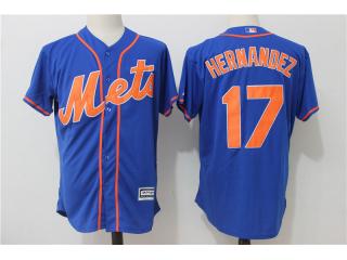 New York Mets 17 Keith Hernandez Baseball Jersey Blue fans