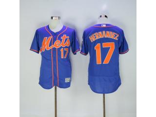 New York Mets 17 Keith Hernandez Flexbase Baseball Jersey Blue