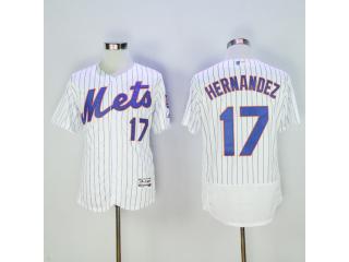 New York Mets 17 Keith Hernandez Flexbase Baseball Jersey White
