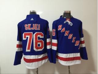 Adidas New York Rangers 76 Brady Skjei Ice Hockey Jersey Blue