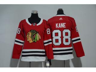 Women Adidas Chicago Blackhawks 88 Patrick Kane Ice Hockey Jersey Red