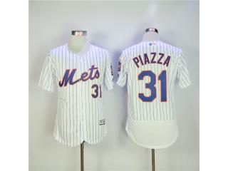 New York Mets 31 Mike Piazza Flexbase Baseball Jersey White