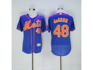 New York Mets 48 Jacob deGrom Flexbase Baseball Jersey Blue