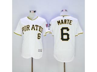 Pittsburgh Pirates 6 Starling Marte Flexbase Baseball Jersey White