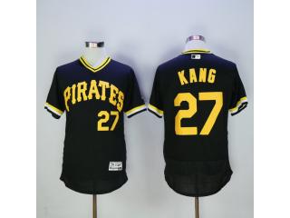 Pittsburgh Pirates 27 Jung Ho Kang Flexbase Baseball Jersey Black