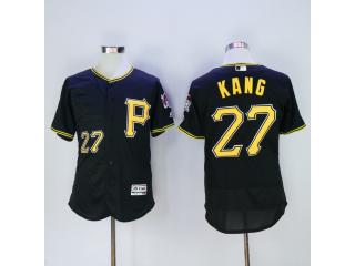 Pittsburgh Pirates 27 Jung Ho Kang Flexbase Baseball Jersey Black