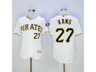 Pittsburgh Pirates 27 Jung Ho Kang Flexbase Baseball Jersey White