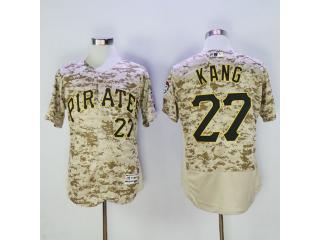 Pittsburgh Pirates 27 Jung Ho Kang Flexbase Baseball Jersey Camo