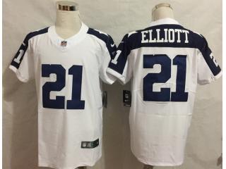 Dallas Cowboys 21 Ezekiel Elliott VAPOR elite Football Jersey Legend White