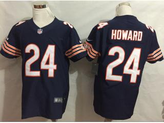 Chicago Bears 24 Jordan Howard VAPOR elite Football Jersey Legend Navy Blue