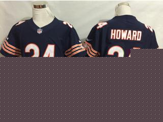 Chicago Bears 24 Jordan Howard VAPOR elite Football Jersey Legend Navy Blue