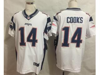 New England Patriots 14 Brandin Cooks VAPOR elite Football Jersey Legend White