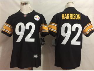 Pittsburgh Steelers 92 James Harrison VAPOR elite Football Jersey Legend Black