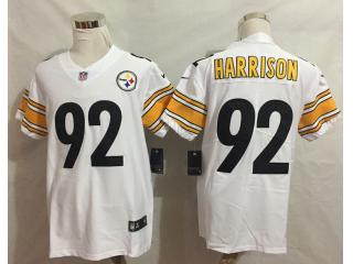 Pittsburgh Steelers 92 James Harrison VAPOR elite Football Jersey Legend White