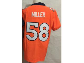 Denver Broncos 58 Von Miller VAPOR elite Football Jersey Legend Orange